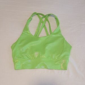 BuffBunny Neon Green Sports Bra